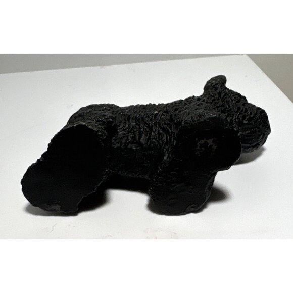 Black Scottie Dog Figurine Resin Standing 3.5 x 2.5" - Picture 4 of 6